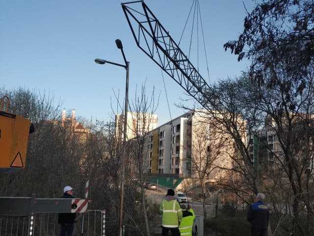 Монтаж пасарелка Веолия